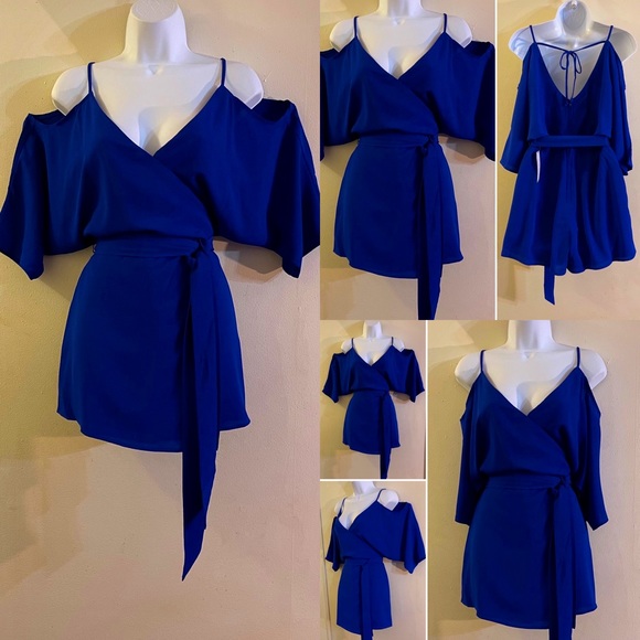 Premier Amour Pants - Premier Amour Cold Shoulder Skort Romper